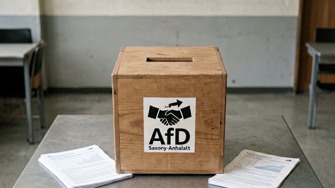 AfD polls at 43 % in Saxony‑Anhalt, front‑runner for 6 September election