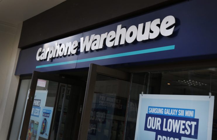Carphone Warehouse And Dixons Agree &pound;3.8bn Merger