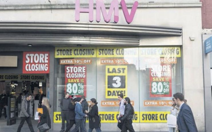 HMV and Debenhams to shut stores as high street makes difficult start