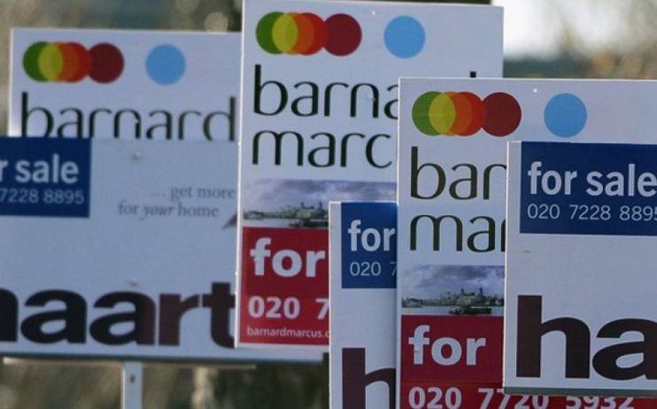 House prices fell for the first time in six months in January as the end of the stamp duty holiday approached.