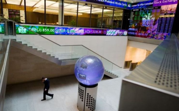 London Stock exchange trading floor: The exchange is the subject of a &pound;32bn bid from Hong Kong Exchanges and Clearing