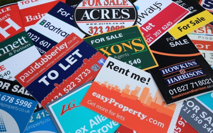 A pile of 'to let' signs