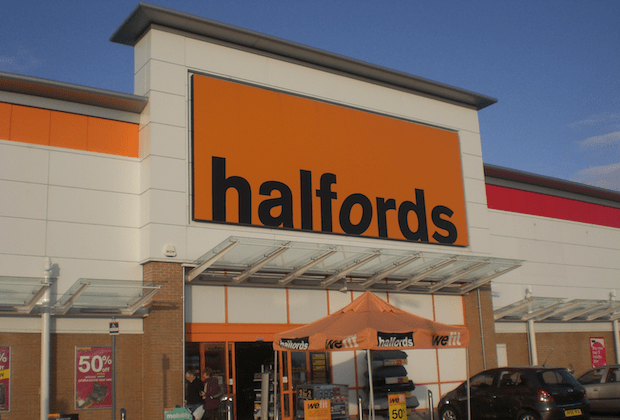 Shares in Halfords jumped over 20 per cent this morning as the firm said that the number of new people taking to two wheels continued to grow.