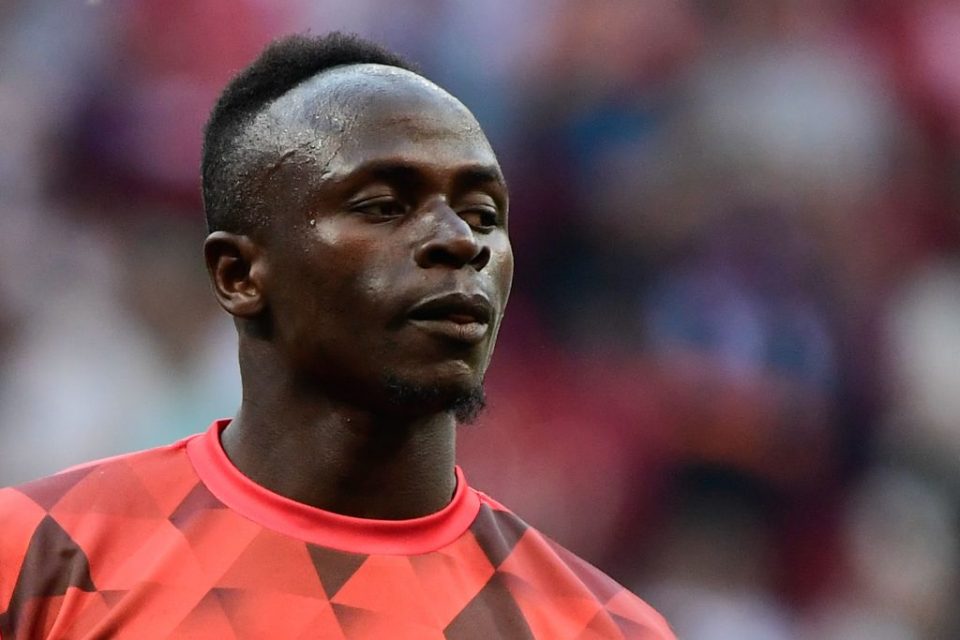 Liverpool's Senegalese striker Sadio Mane warms up before the start of the UEFA Champions League final football match between Liverpool and Tottenham Hotspur at the Wanda Metropolitan Stadium in Madrid on June 1, 2019. (Photo by JAVIER SORIANO / AFP) (Photo credit should read JAVIER SORIANO/AFP/Getty Images)