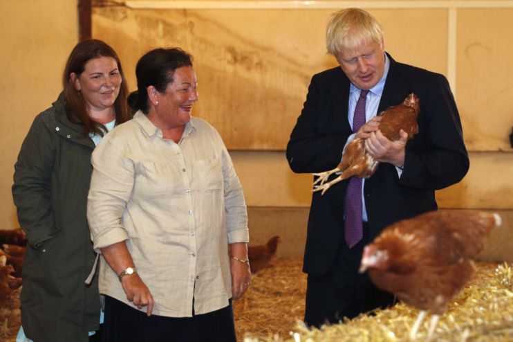 Boris Johnson visited Wales today