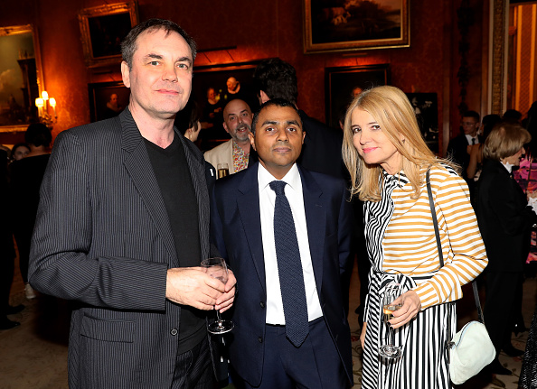 LONDON, ENGLAND - NOVEMBER 17: NYT President Waheed Alli (C) and guests attend as the National Youth Theatre celebrates its Diamond Anniversary hosted by HRH The Earl of Wessex at Buckingham Palace on November 17, 2016 in London, England. (Photo by Tim P. Whitby/Getty Images)