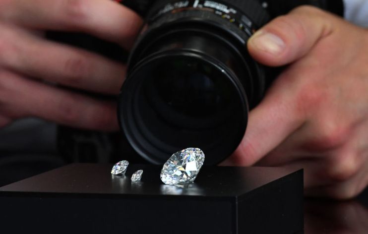 Petra Diamonds fell to a loss in the first half of the year after increasing production at the miner was offset by a decline in diamond prices.