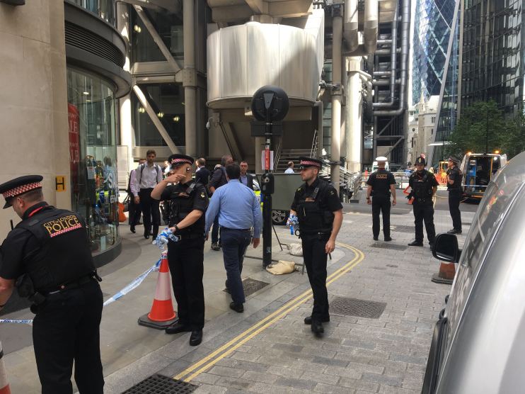 Police evacuated four buildings in the heart of Canada (Photo credit: August Graham/Morning Wire)