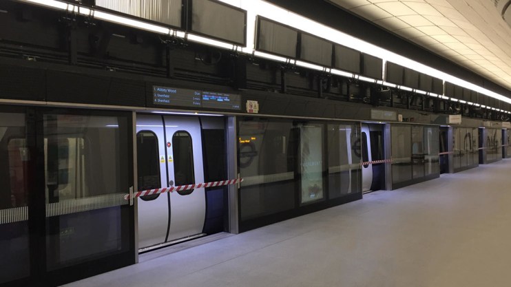 Crossrail progress pictures came through Twitter early this month to show station construction for the Elizabeth Line