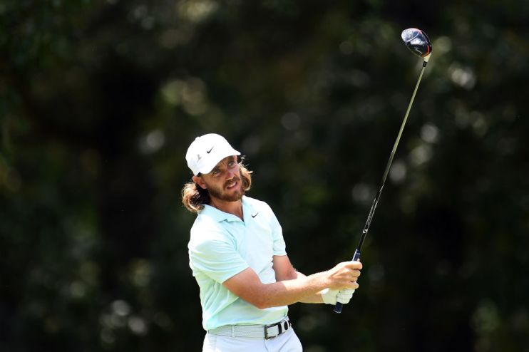 MEMPHIS, TENNESSEE - JULY 26: Tommy Fleetwood of England hits his tee shot on the seventh hole during the second round of the World Golf Championship-FedEx St Jude Invitational on July 26, 2019 in Memphis, Tennessee. (Photo by Stacy Revere/Getty Images)