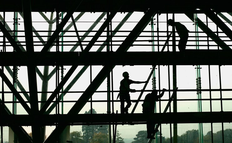 Construction group Morgan Sindall has reported it is trading as having a record year, and rates haven't even come down yet (Image: Getty)