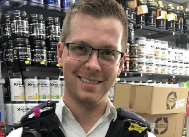 PC Stuart Outten is recovering from serious injuries after the Leyton machete attack