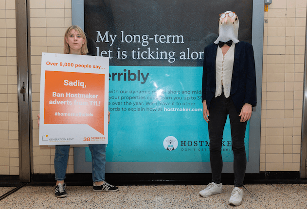 The Tube adverts were banned today