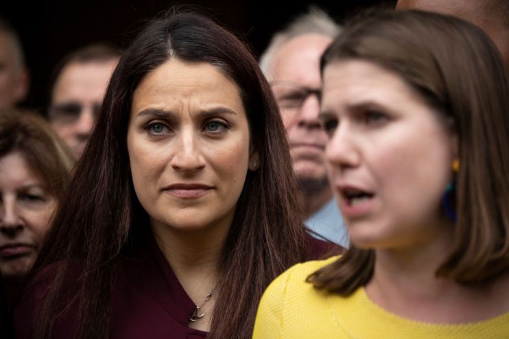 Luciana Berger with Lib Dem leader Jo Swinson