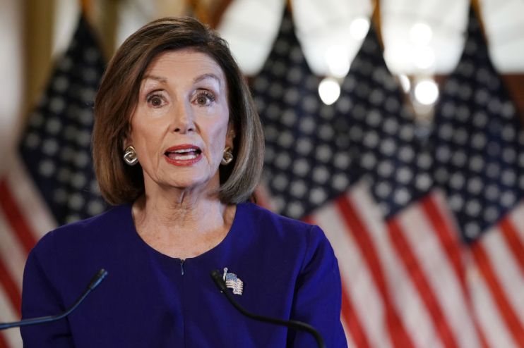 US Democrat Nancy Pelosi discusses impeachment inquiry against US President Donald Trump
