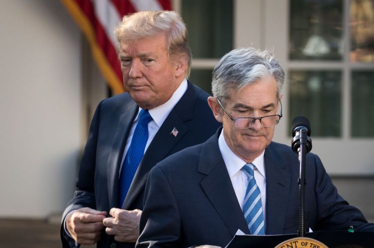 Trump says he&rsquo;s &lsquo;not thrilled&rsquo; with Fed but won't fire chair Powell