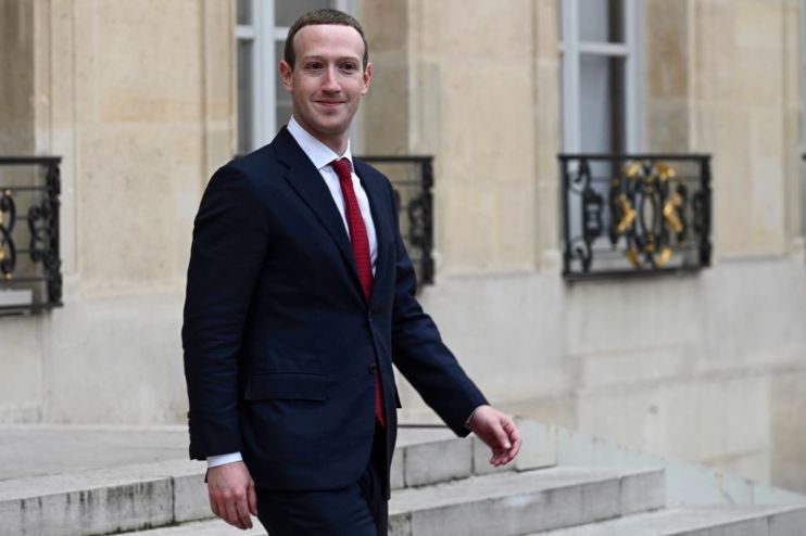 Facebook boss Mark Zuckerberg
