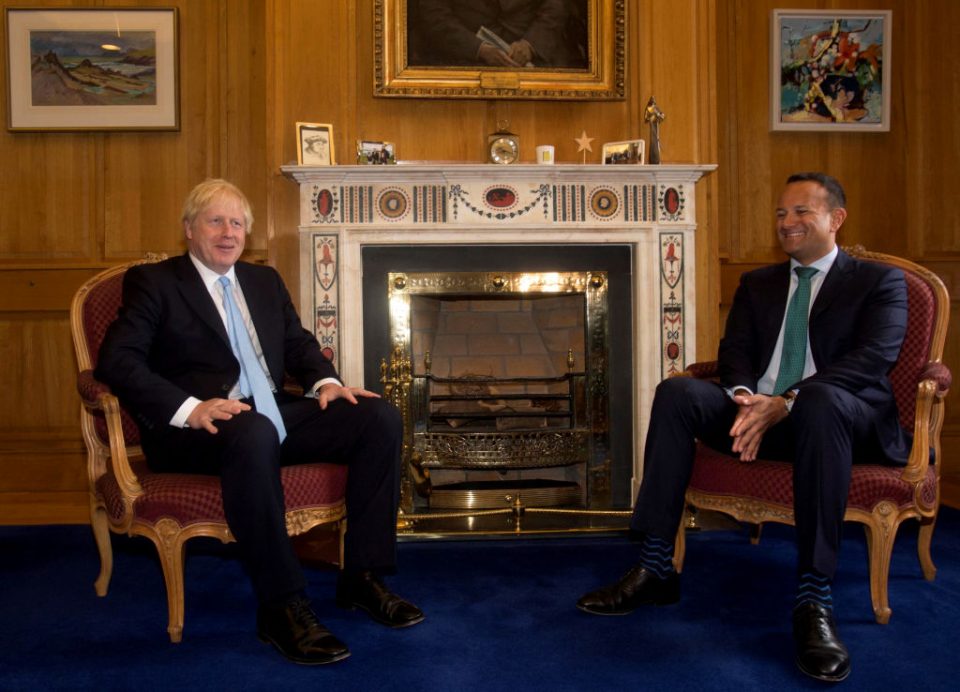 Boris Johnson and Leo Varadkar