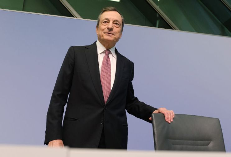 ECB holds rates at record lows at Mario Draghi&rsquo;s final meeting