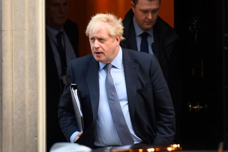 Boris Johnson tells Corbyn man up and back my election