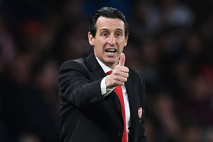 Arsenal manager Unai Emery