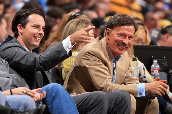 Arsenal owners Josh Kroenke and Stan Kroenke