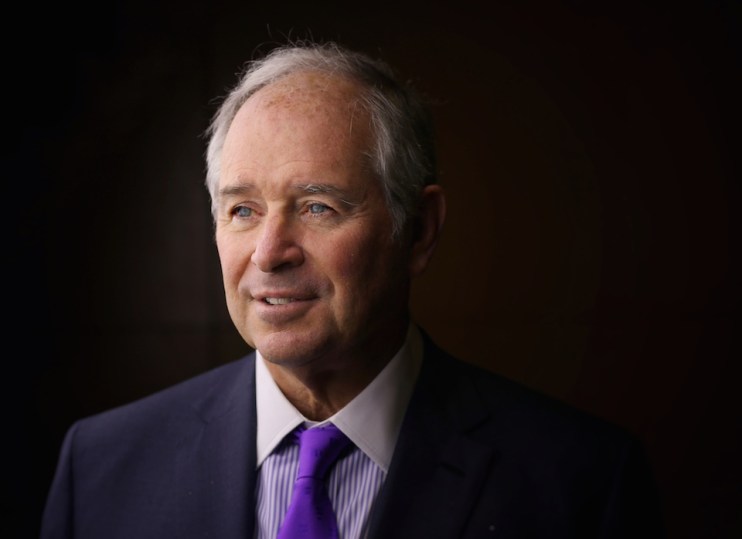 Steve Schwarzman. Blackstone's top honcho, Steve Schwarzman, is reportedly set to take the stage at the UK government's Global Investment Summit.
