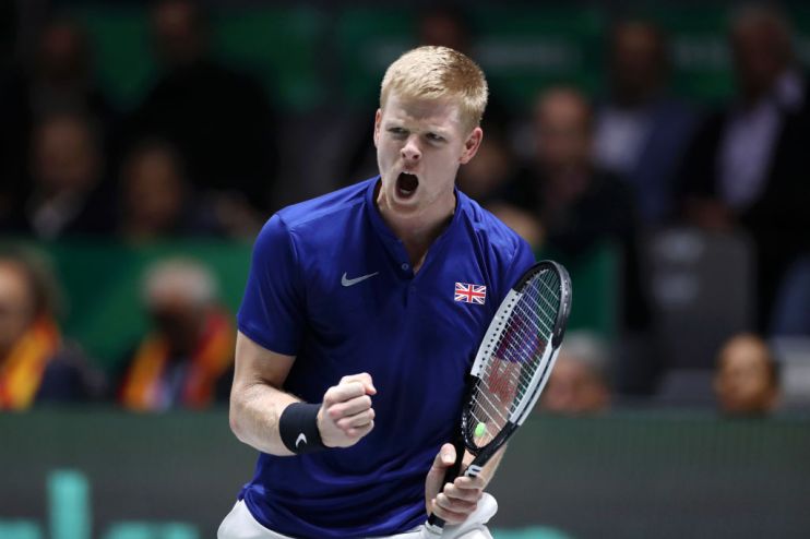 Kyle Edmund of Great Britain at the 2019 Davis Cup finals