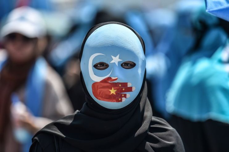TOPSHOT-TURKEY-CHINA-UIGHUR-DEMO