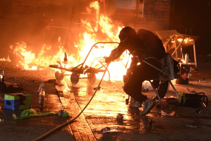US condemns &lsquo;unjustified use of force&rsquo; in Hong Kong after night of violence