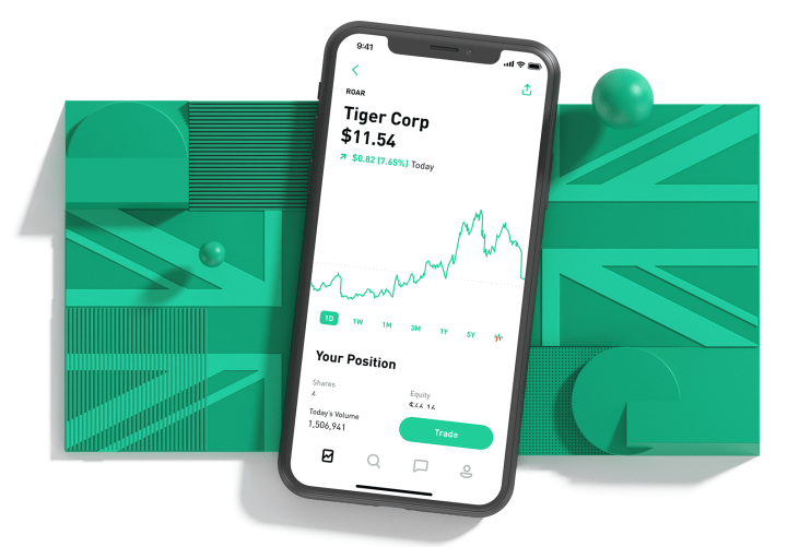 Robinhood UK app