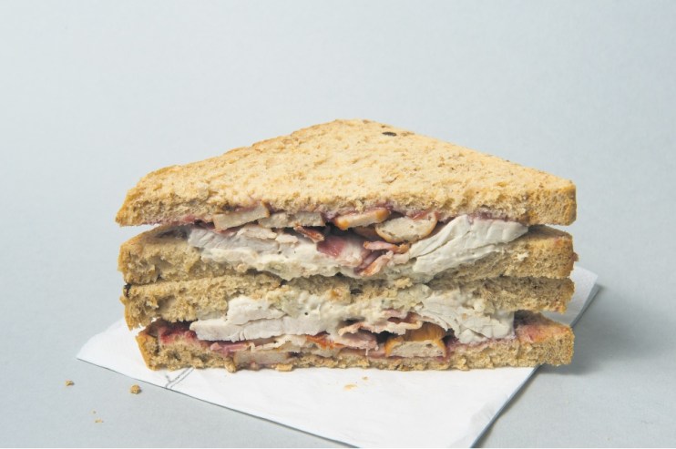 Tesco Christmas sandwich
