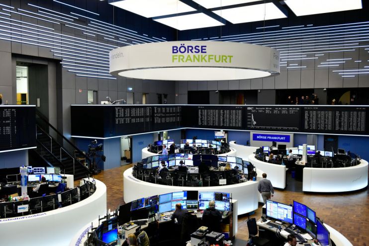 Frankfurt Stock Exchange The Day After Brexit Deal Struck Down