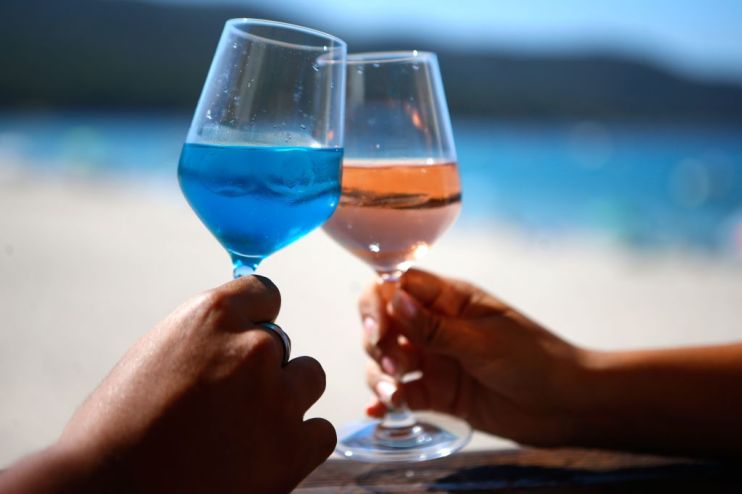 FRANCE-CORSICA-AGRICULTURE-BLUE-WINE