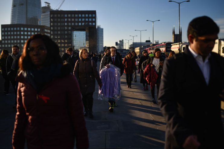 UK employment rate rises but wage growth has slowed in August to October