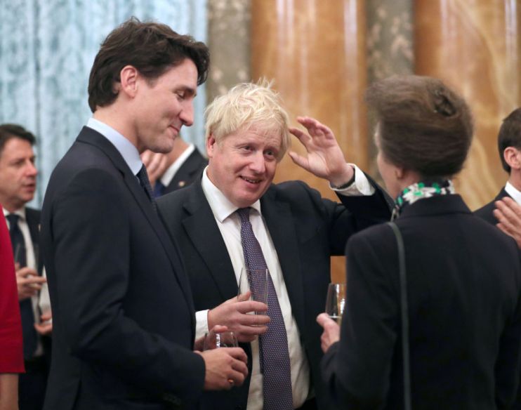Nato summit 2019: World leaders appear to mock Donald Trump at Buckingham Palace reception