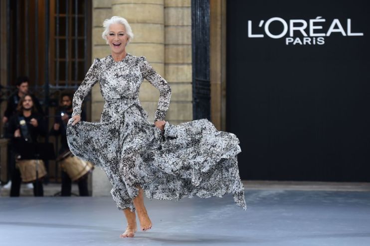 Dame Helen Mirren is L'Oreal's UK ambassador