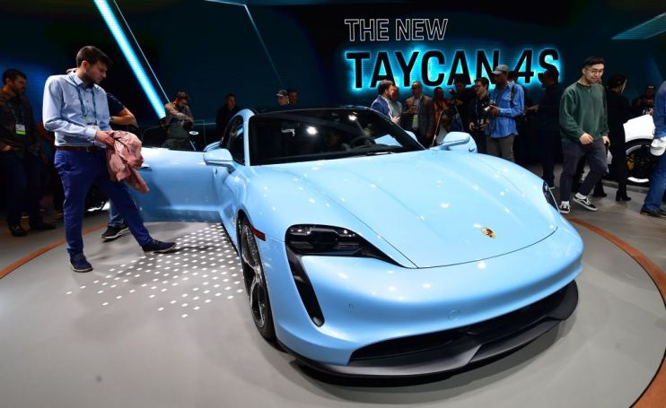 Porsche said its newly-released electric Taycan model would help demand next year