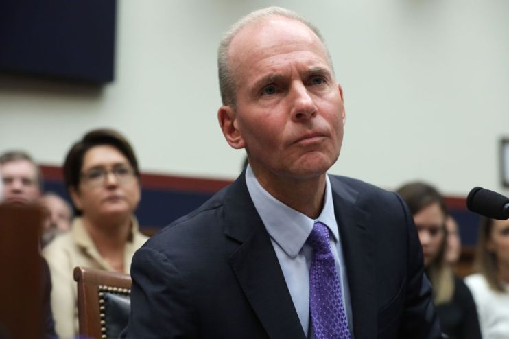 Dennis Muilenburg was sacked in December over the 737 Max scandal