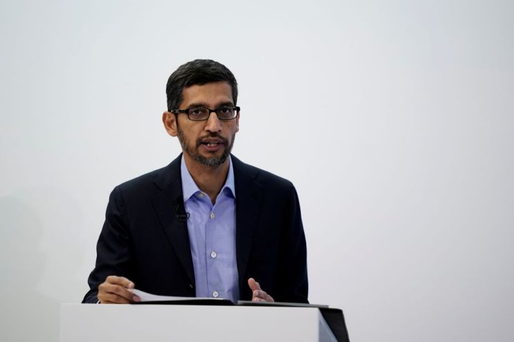 BELGIUM-EU-GOOGLE-SUNDAR PICHAI