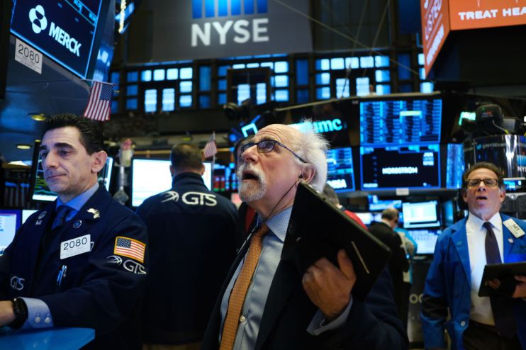 US stocks open in red amid coronavirus fears