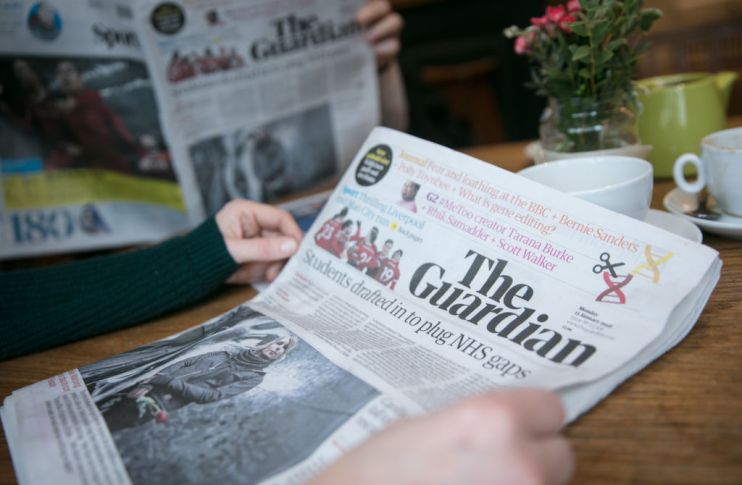 The Guardian Newspaper Launches New Tabloid Format