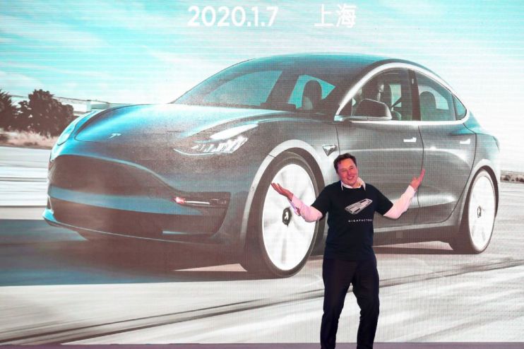 CHINA-AUTOMOBILE-MANUFACTURING-TESLA-US
