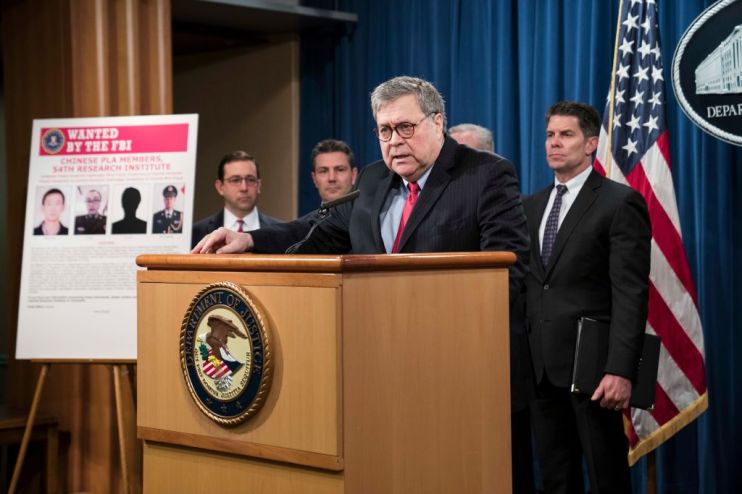 Attorney general William Barr revealed the identities of the Equifax hackers today