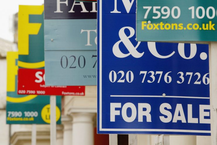 Britain's biggest building society showed that although there was another rise in house prices in March, on a monthly basis they dipped by 0.2 per cent.