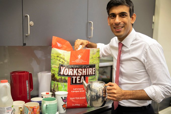 Rishi Sunak Yorkshire Tea