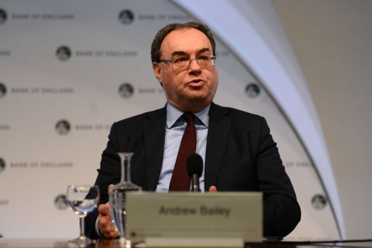 Incoming Bank of England governor Andrew Bailey