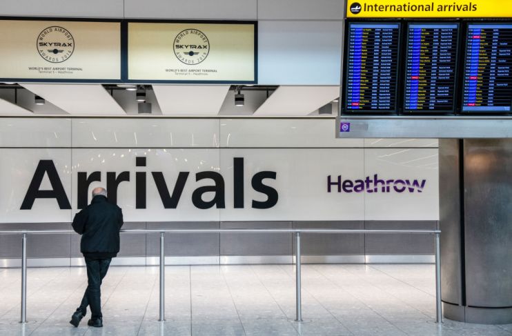 Passenger numbers at Heathrow Airport declined nearly five per cent year-on-year in February as a lack of demand due to the coronavirus outbreak began to take its toll on the transport hub's footfall.
