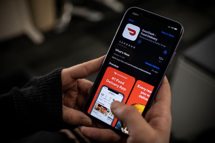 US-IT-LIFESTYLE-FOOD-DOORDASH