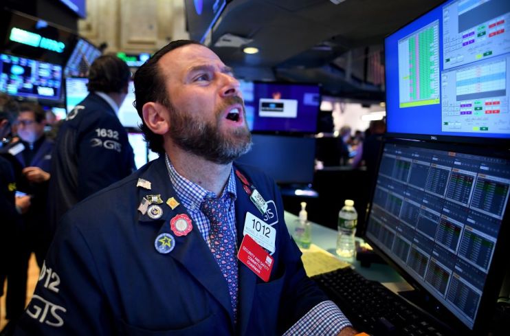 US stocks rebounded this afternoon after their worst trading day in 30 years over Trump's coronavirus travel ban yesterday